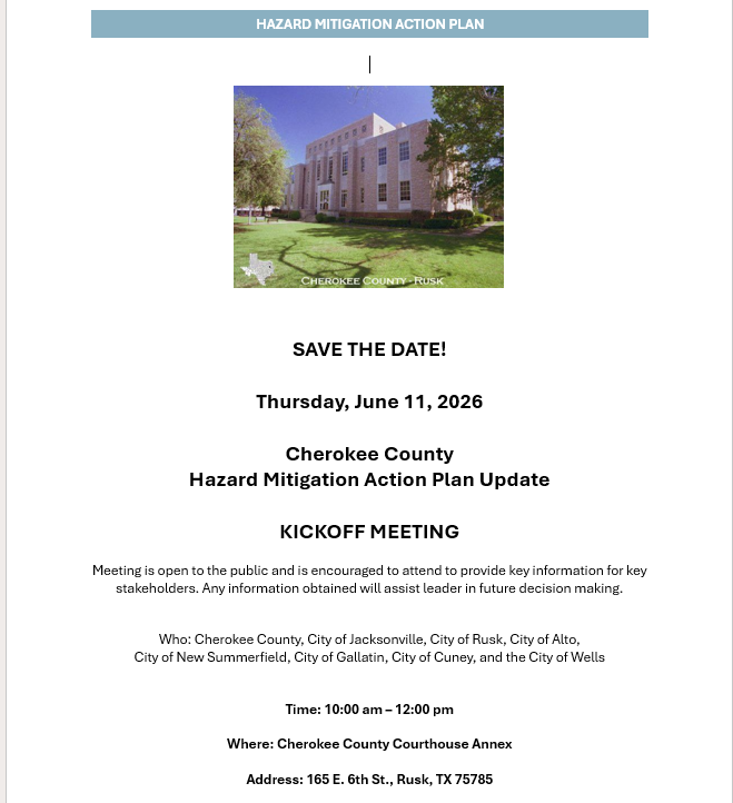 Hazardous Mitigation Plan